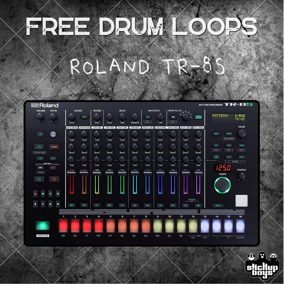 Free TR8S drum loops 120BPM